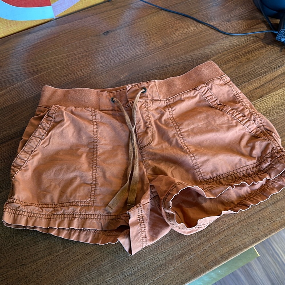 Ana short shorts rust orange color